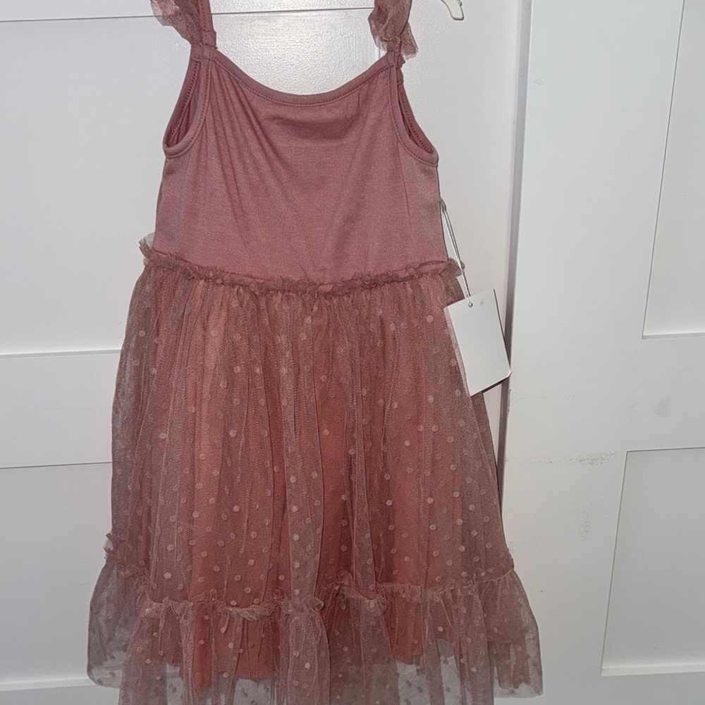 Charming champagne Pink /mauve shade Kids Dress joyfolie